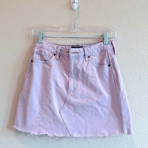 Abercrombie & Fitch pink denim skirt, size 27/4